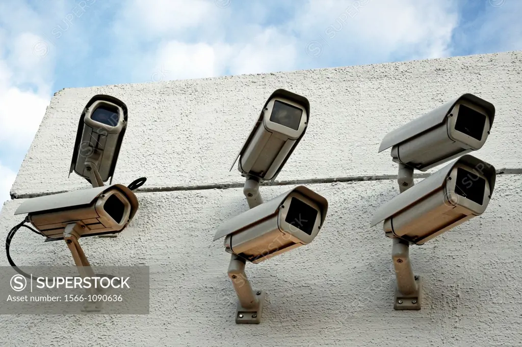 security cameras.
