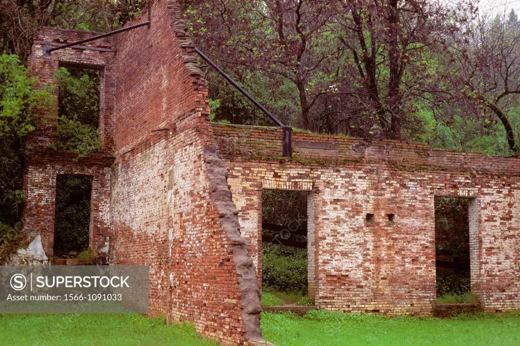 Business District ruins, Shasta State Historic Park, California