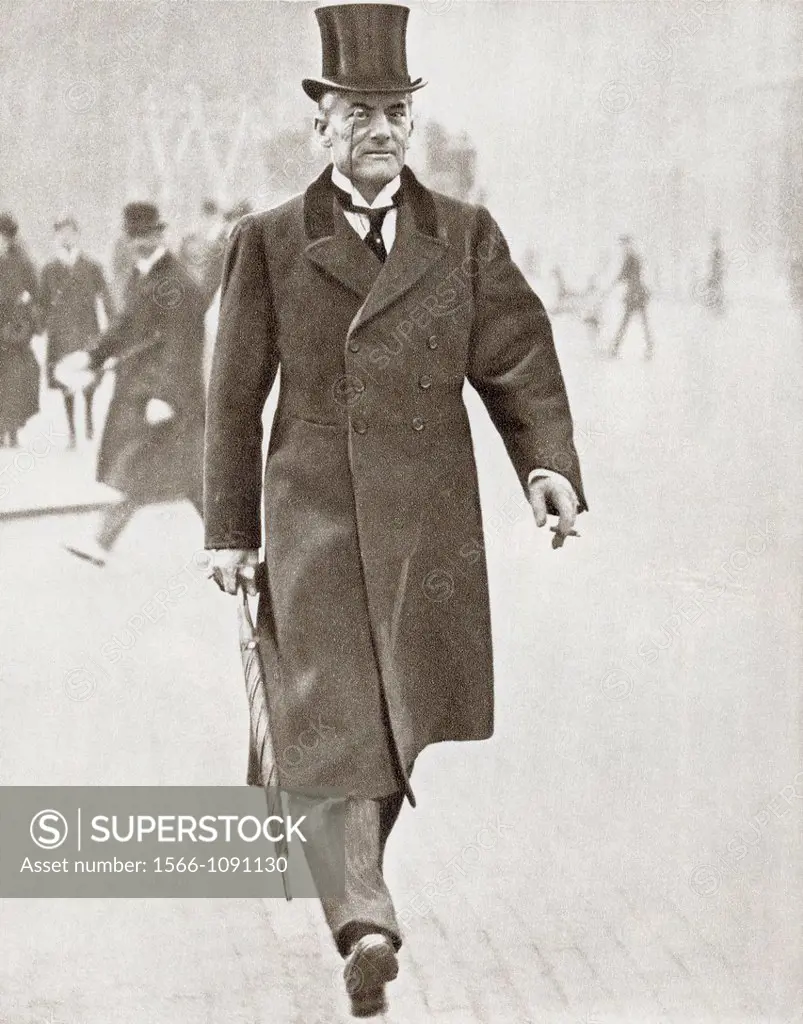 Sir Joseph Austen Chamberlain, 1863 - 1937  British statesman  From The Story of 25 Eventful Years in Pictures, published 1935