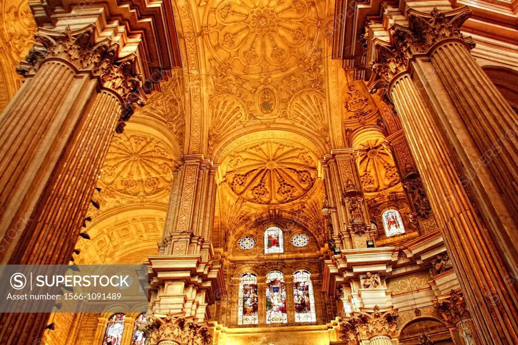 Cathedral of the Incarnation, Malaga, Costa del Sol, Andalucia, Spain