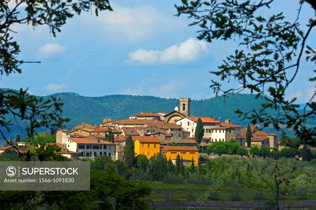 Radda in Chianti, Chianti, Tuscany landscape, Siena Province, Tuscany, Italy