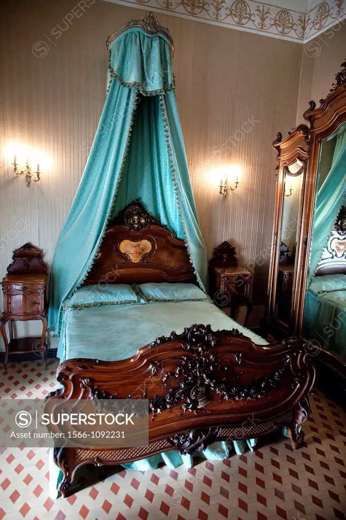 Bedroom of the Casa Castellarnau  Tarragona, Catalonia, Spain