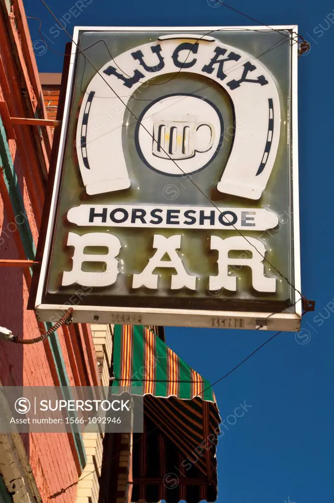 Lucky Horseshoe Bar, Historic Wallace, Idaho Dante´s Peak movie set, USA