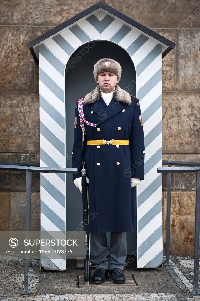 Castle guard sentry, Prague, Czech Republic