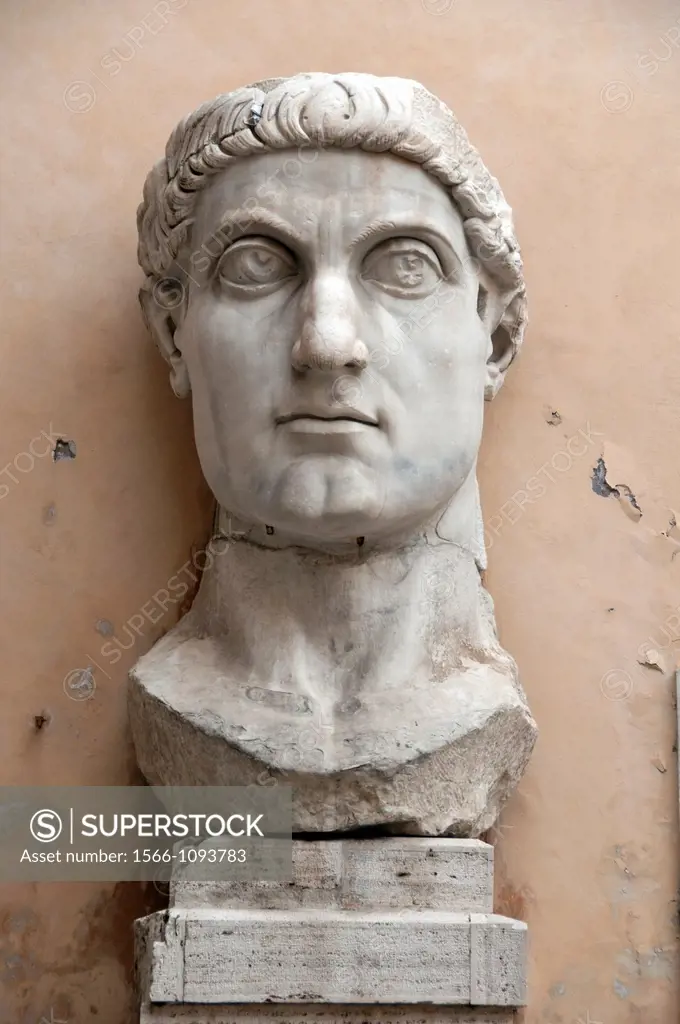 Statue of Constantine, Palazzo dei Conservatori, Capitoline Museums, Rome, Italy.