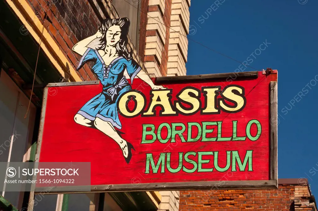 Oasis Bordello Museum, Historic Wallace, Idaho Dante´s Peak movie set, USA