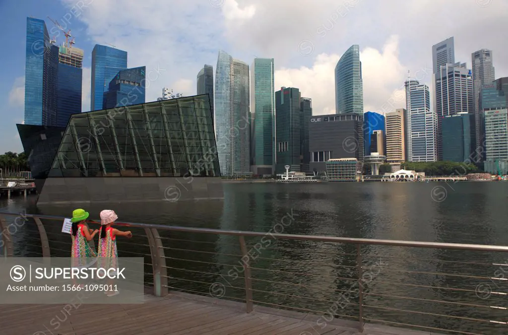Singapore Skyline at Marina Bay, Singapore