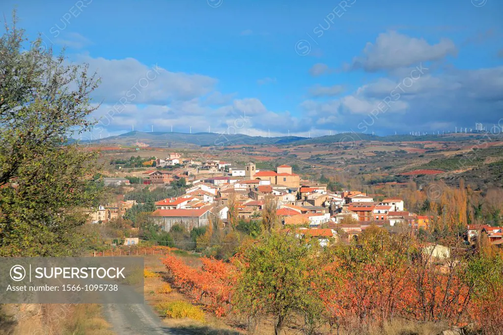Moreda village, Rioja Alavesa, Spain
