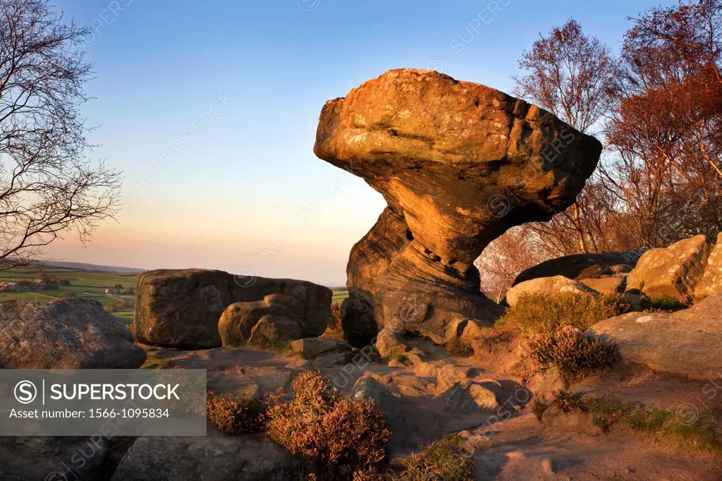 The Druids Writing Desk Brimham Rocks North Yorkshire England