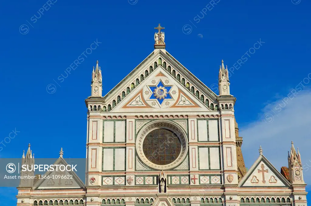 Basilica of Santa Croce, Florence, Tuscany, Italy, Europe