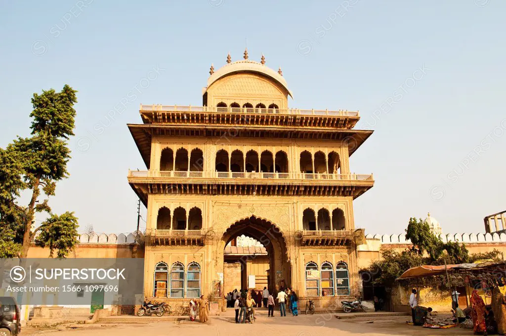 Main Gate to Rangaji mandir, Vrindavan, India