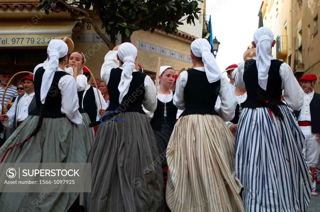 -Traditional "Vascos" Dancers- Spain.