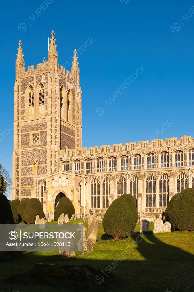 The Holy Trinity Church in Long Melford , Suffolk , England , Britain , Uk