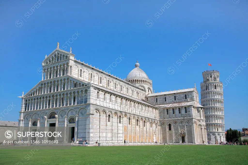 Tower and Cathedral of Pisa, Tuscany, Italy, Europe