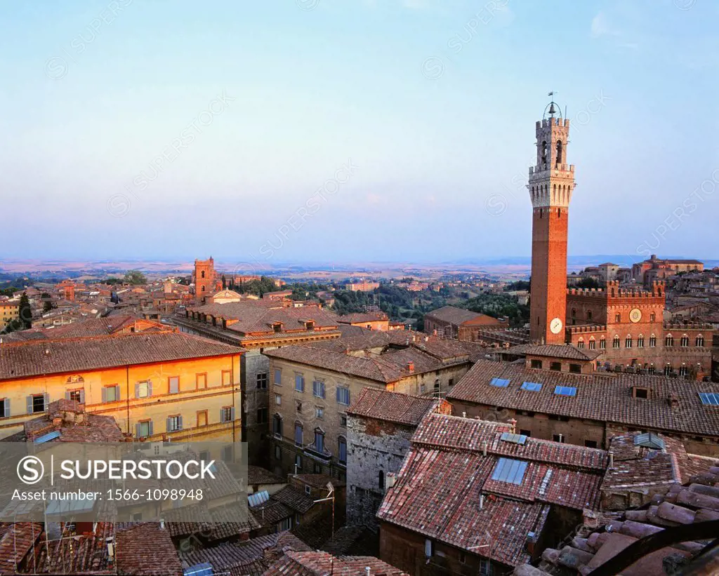 The Torre del Mangia, Siena, Italy