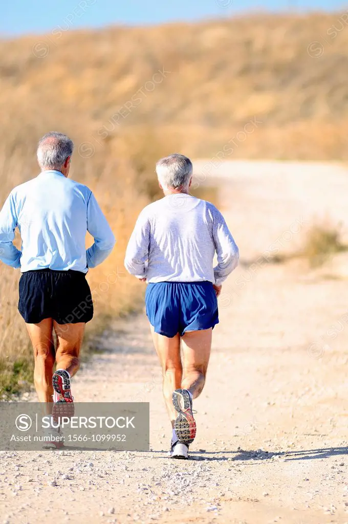 Men jogging