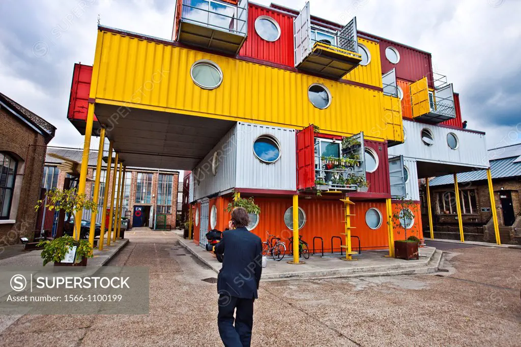 Container City,Trinity Buoy Wharf,London,England,United Kingdom.