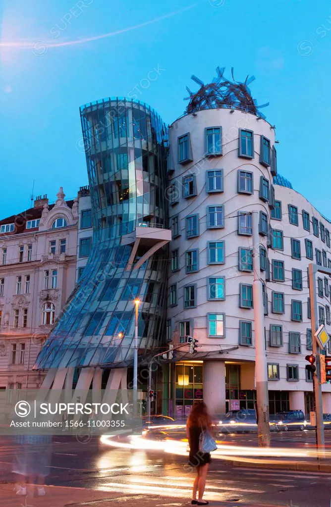Czech Republic. Prague. The Old Town. The ´Dancing House´.