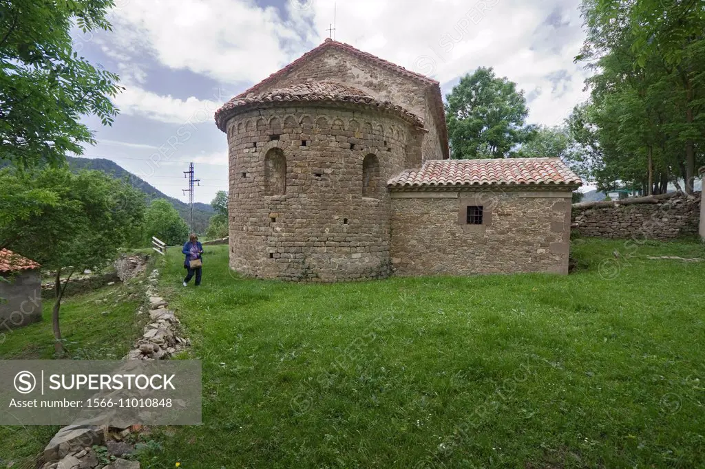 Church of Santa Maria, Les Llosses, Girona province, Catalonia, Spain