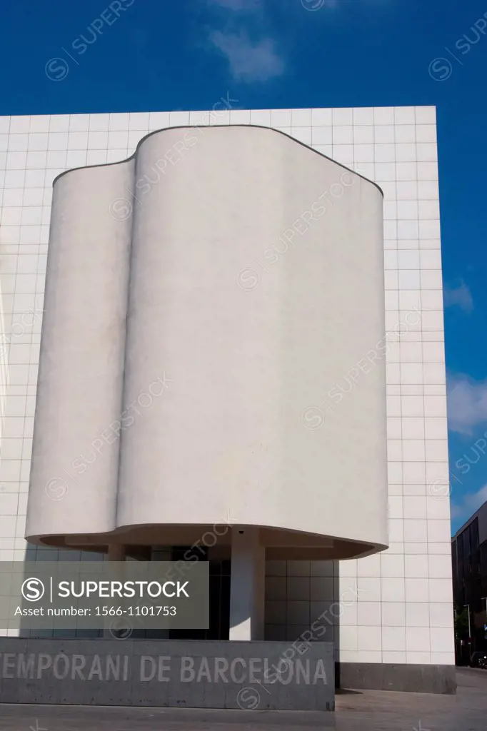 Museu d´Art Contemporani de Barcelona, MACB, Architect Richard Meier, Barcelona, Catalonia, Spain