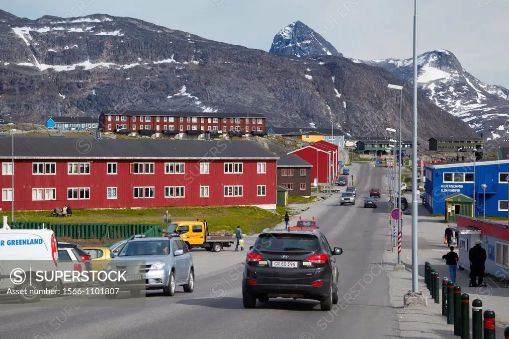 Aqqusinersuaq street, Nuuk, Greenland