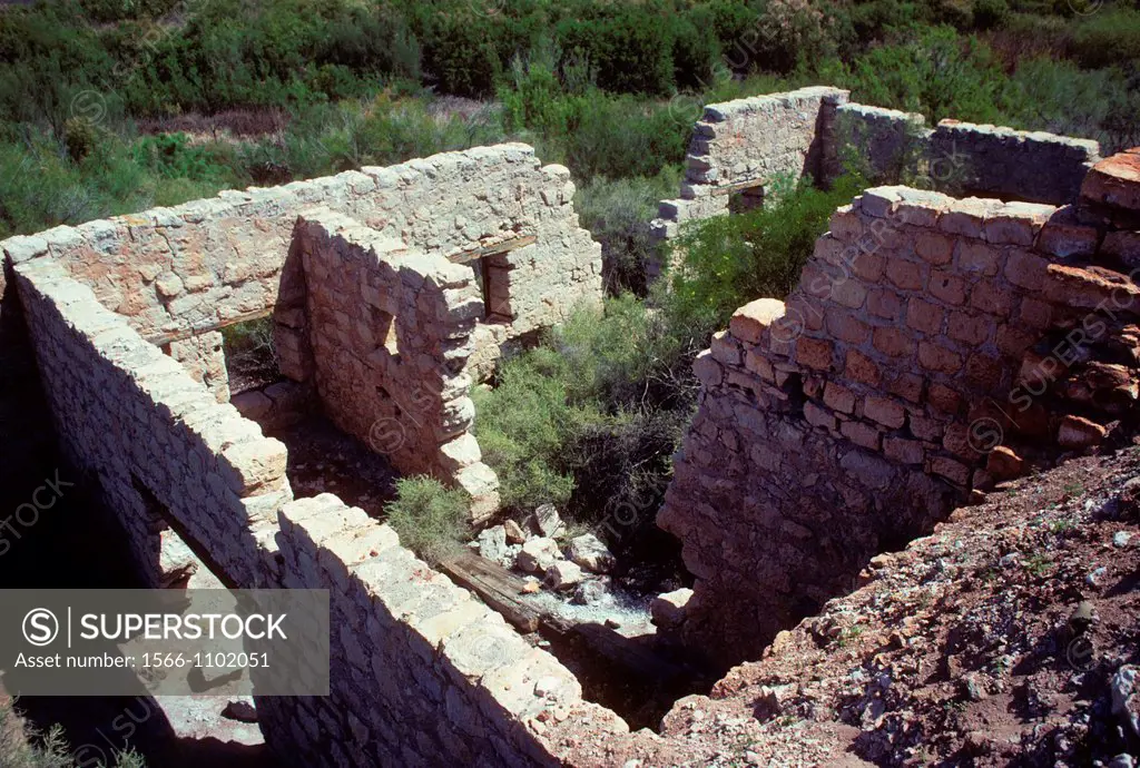 Stamp Mill ruins, Picacho State Recreation Area, California