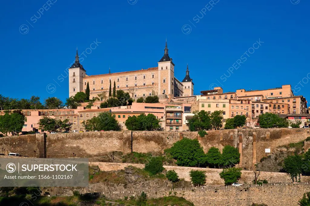 Alcazar castle in Toledo, Castille La Mancha, Spain