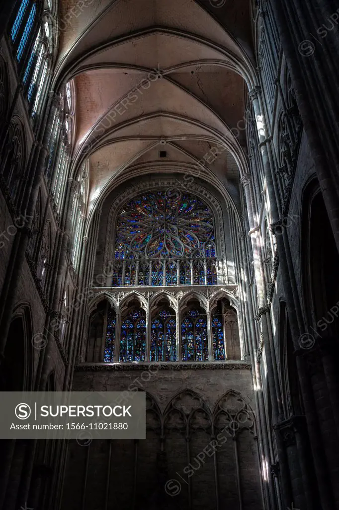 interior Amiens Cathedral, Amiens France.