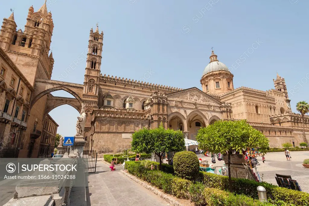Palermo Duomo, Cattedrale di Palermo, Cattedrale metropolitana della Santa Vergine Maria Assunta, Palermo Cathedral, Metropolitan Cathedral of the Ass...