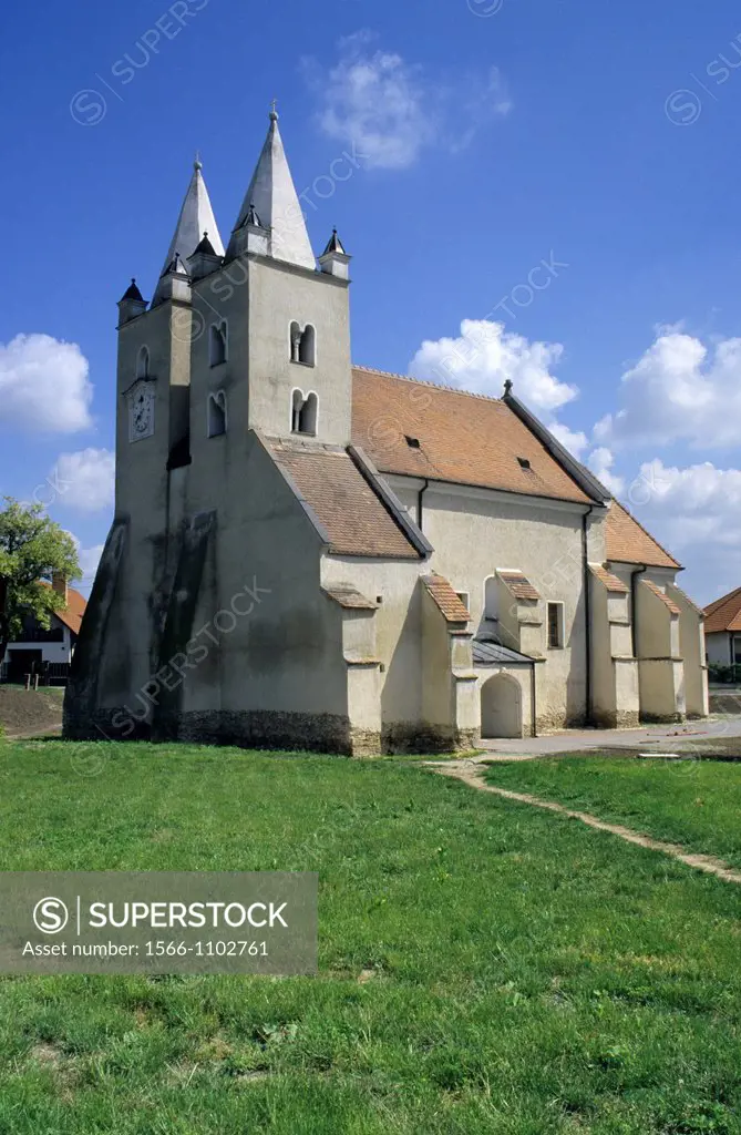 The church dedicated to St  Jacob at Stvrtok na Ostrove, Slovakia from late roman - early gothic period