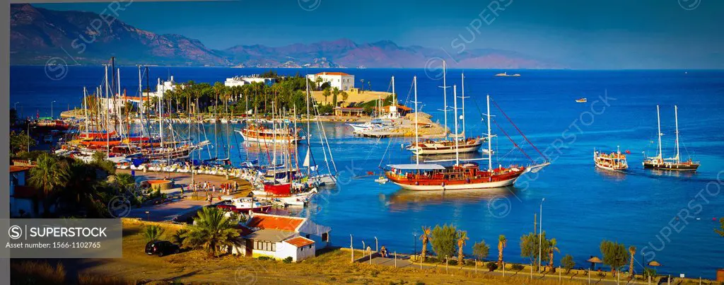 Harbour  Datca city  Datca peninsula, Mugla province, Anatolia, Turkey