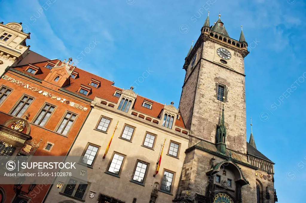 Town hall building in the the Old town of Prague, Stare Mesto, Czech Republic
