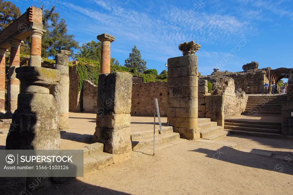 Roman theatre, Mérida, UNESCO World Heritage site, Badajoz province, Extremadura, Ruta de la Plata, Spain, Europe