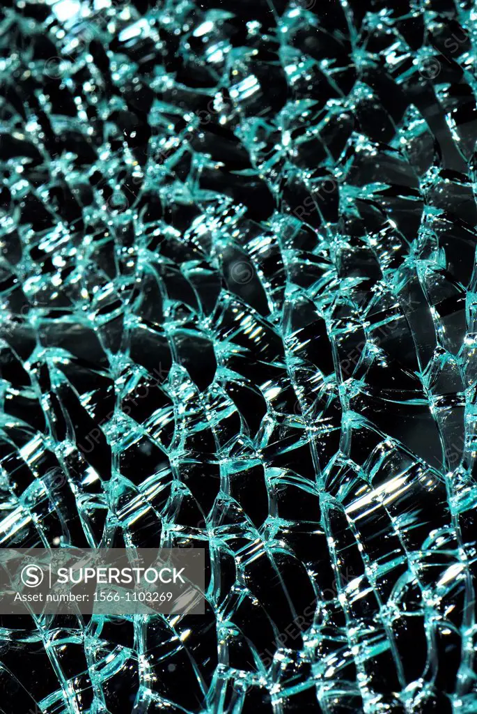 Shatterd glass lattice