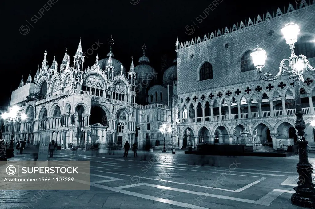 St  Mark´s Basilica, Doges´ Palace, Venice, Veneto, Italy