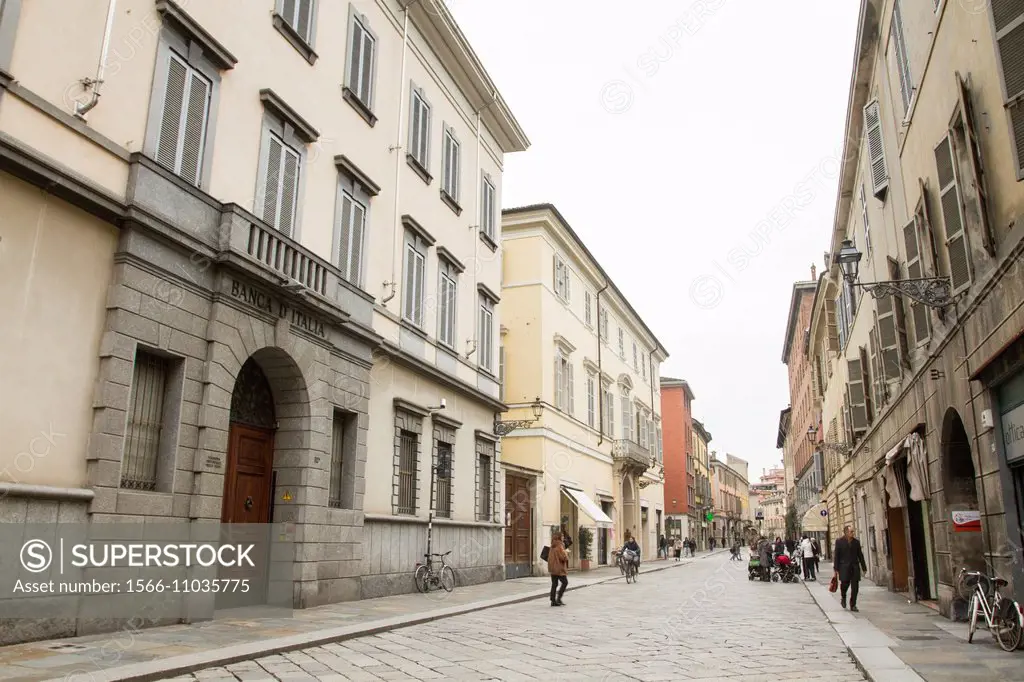 Strada Farini, Parma, Emilia Romagna, Italy.