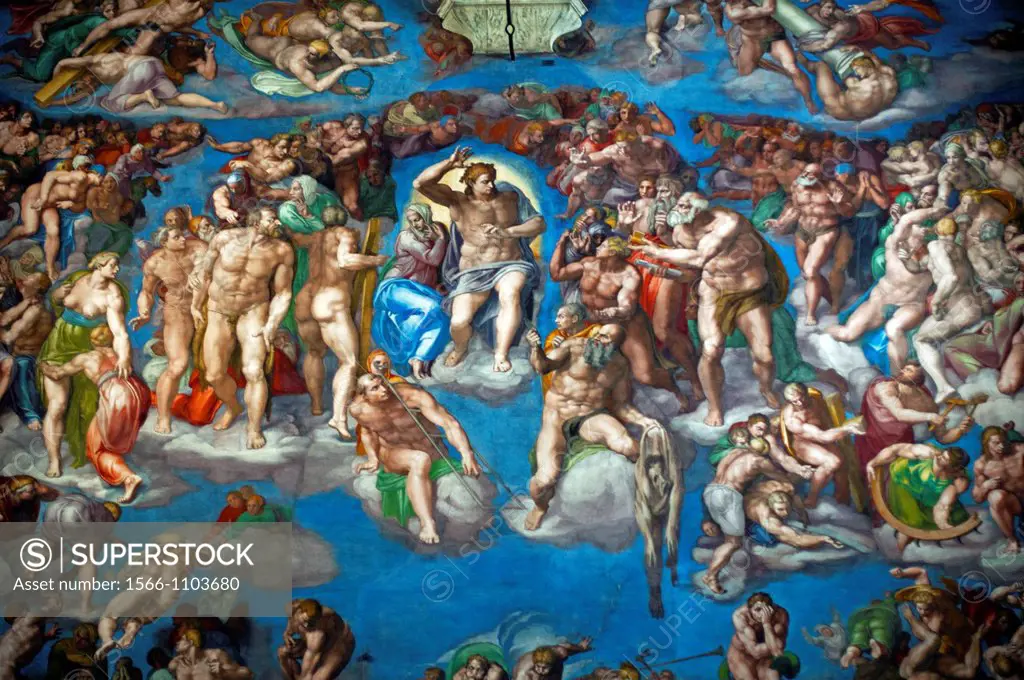 Michelangelo´s ´Last Judgement´, Sistine Chapel, Vatican Museum, Rome, Italy