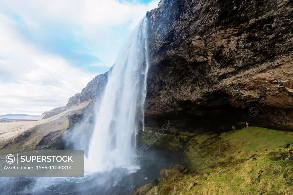 Famous Seljalandfoss waterfall, Iceland.
