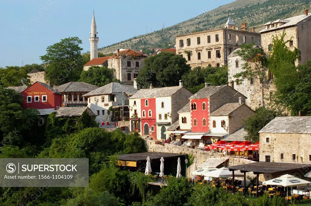View of Mostar Mostar Bosnia- Herzegovina Balkans Europe