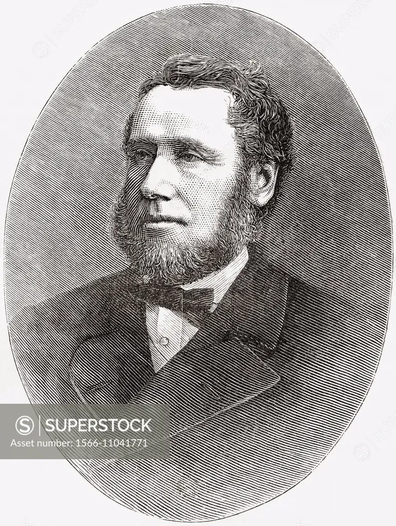 Mark Firth, 1819 -1880. English industrialist and philanthropist. From Cities of the World, published c.1893.