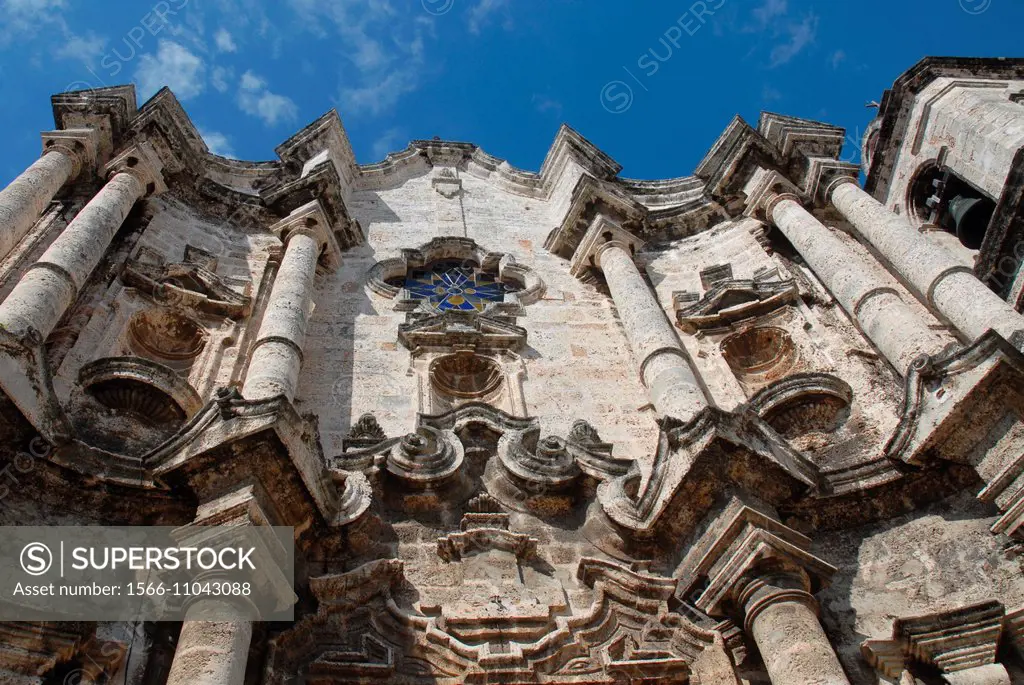 Havana´s cathedral, Catholic church, Cuba, baroque.