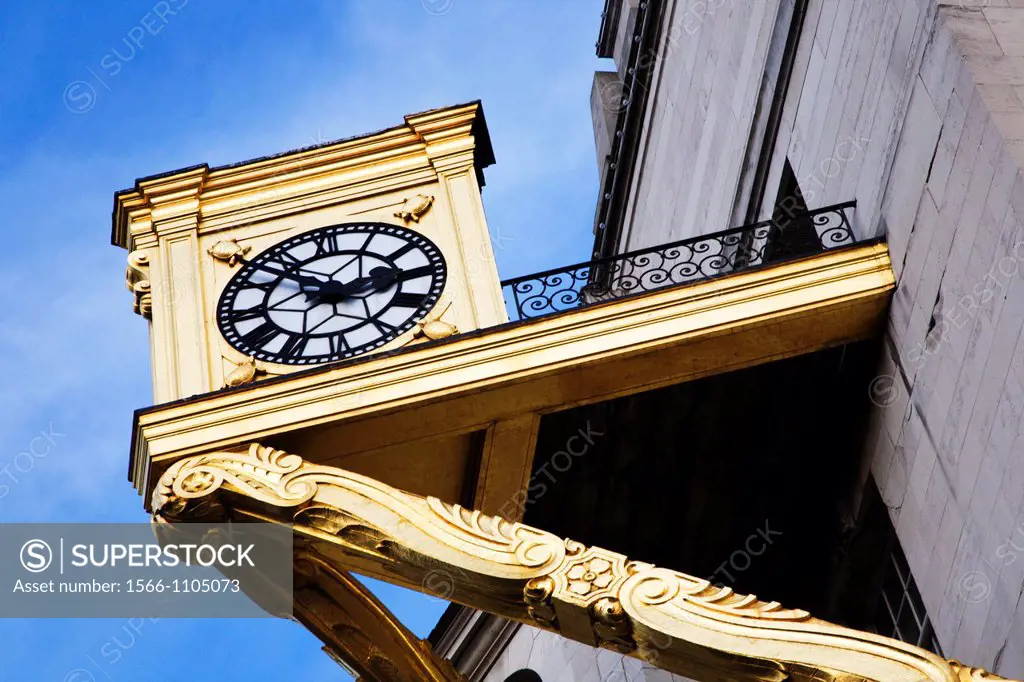 Civic Hall Clock Leeds West Yorkshire England