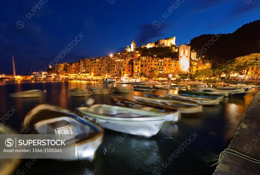 Portovenere Harbour, UNESCO World Heritage Site, Liguria, Italy, Europe