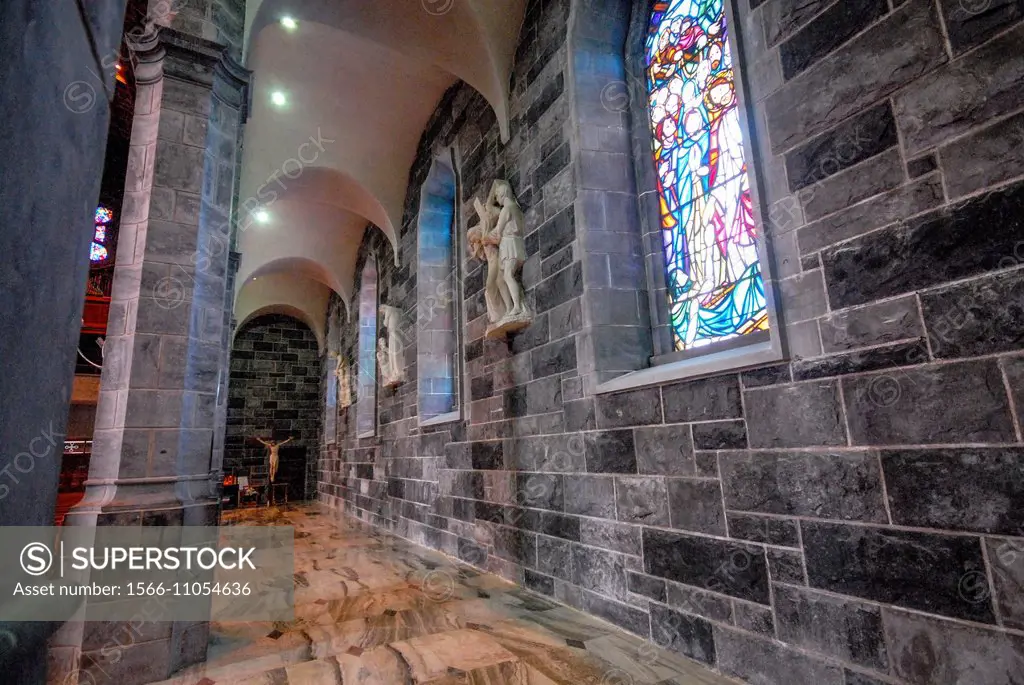 interior of church in Galway, Ireland