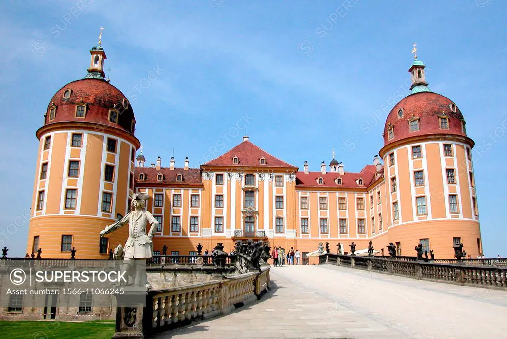 Moritzburg castle near Dresden - Caution: For the editorial use only. Not for advertising or other commercial use!.