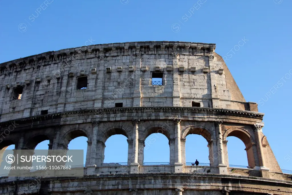 The colisseum in Rome Italy