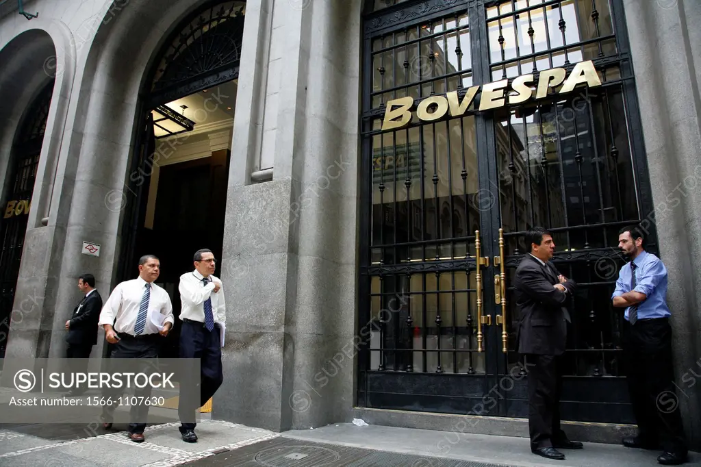 The Bovespa stock exchange, Sao Paulo, Brazil