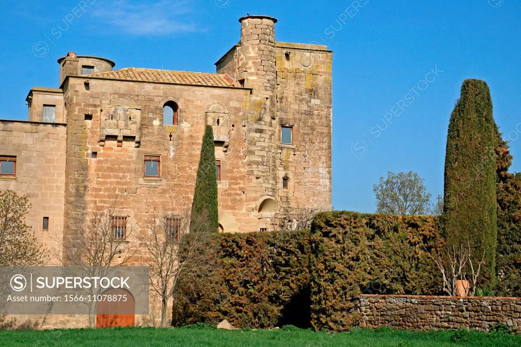 Castle of Ratera, Els Plans de Sio, Concabella, La Segarra, Lleida province, Catalonia, Spain