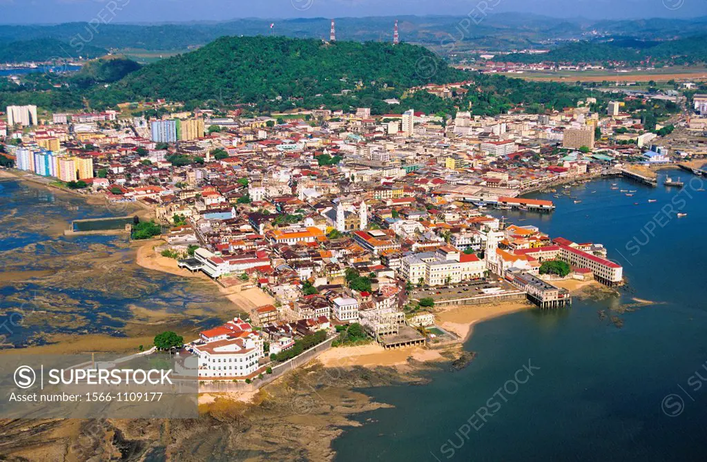 Old Town from Cerro Ancon  Ciudad de Panama  Panama