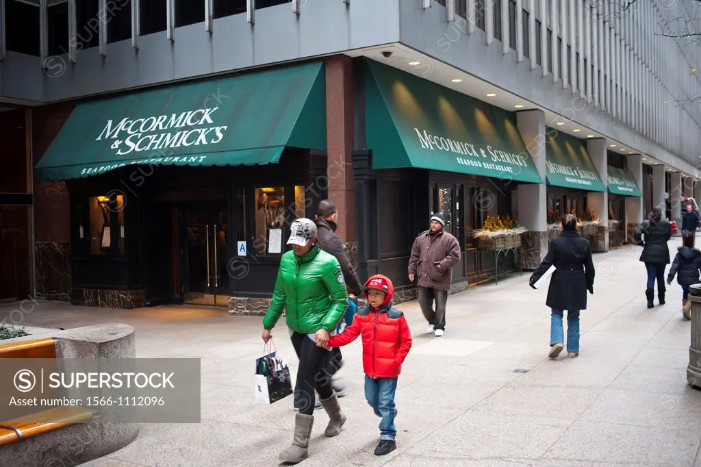 McCormick & Schmick´s Seafood restaurant in Midtown Manhattan in New York Landry´s Restaurants, the owner of Bubba Gump, the Rainforest Cafe and other...